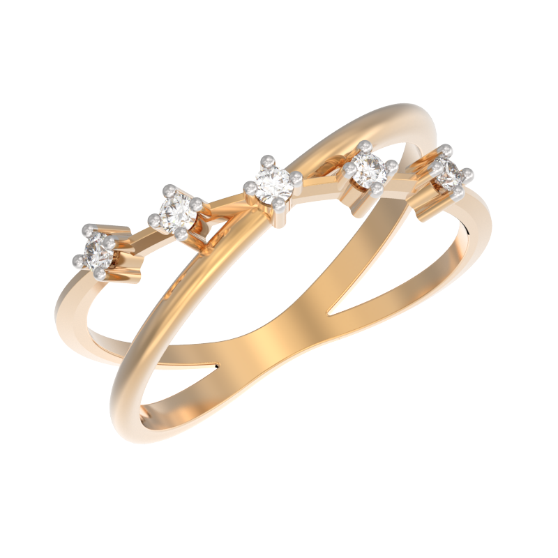 Кольцо из золота с камнем Фианит фото, цены