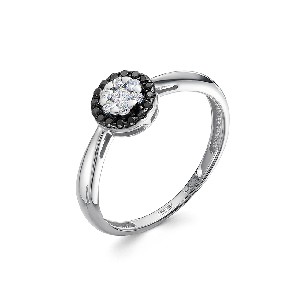 Кольцо из золота с камнем Бриллиант фото, цены