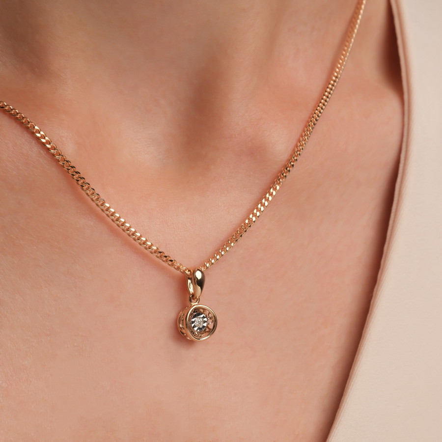 Подвеска из золота с камнем  фото, цены