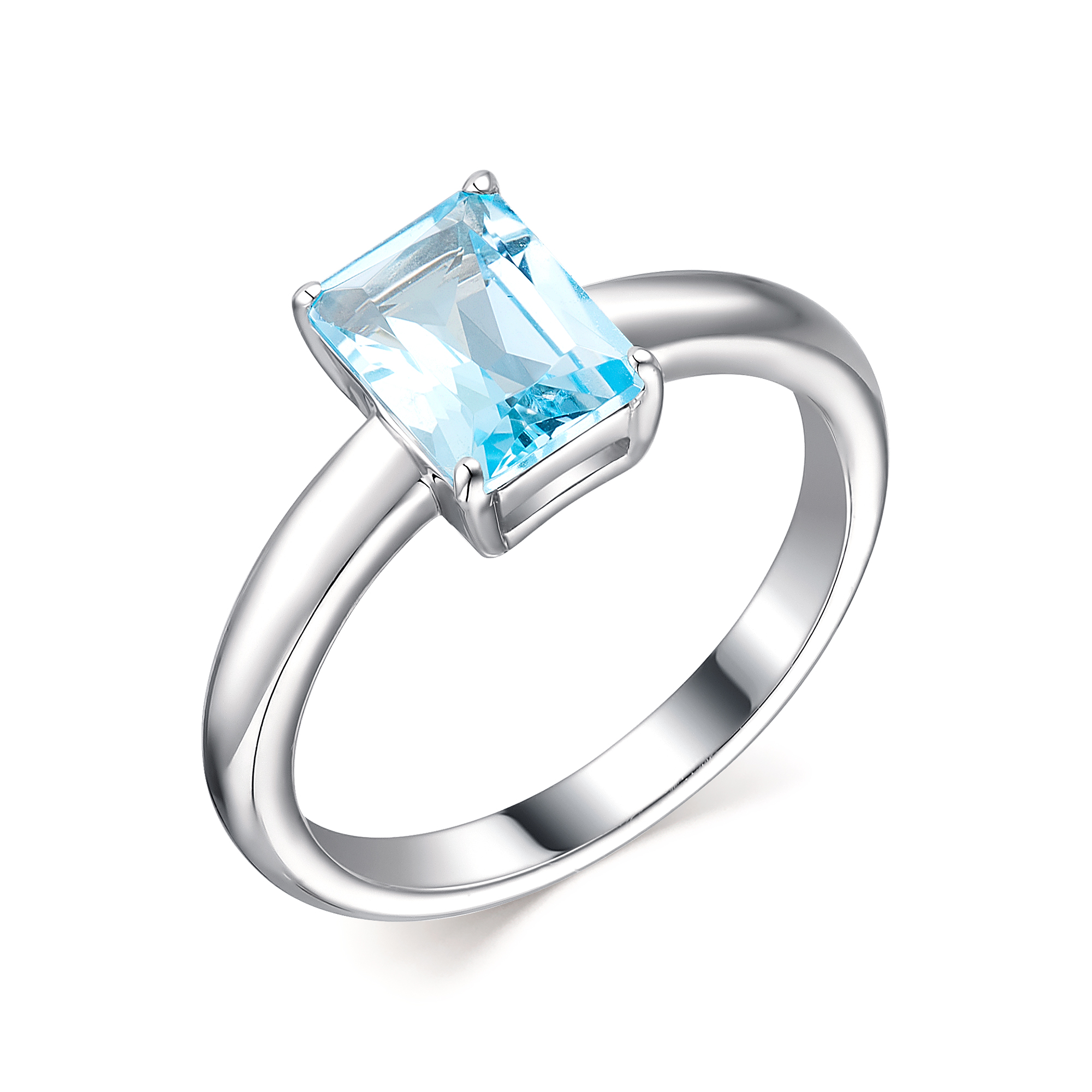 Кольцо из серебра с камнем Топаз фото, цены