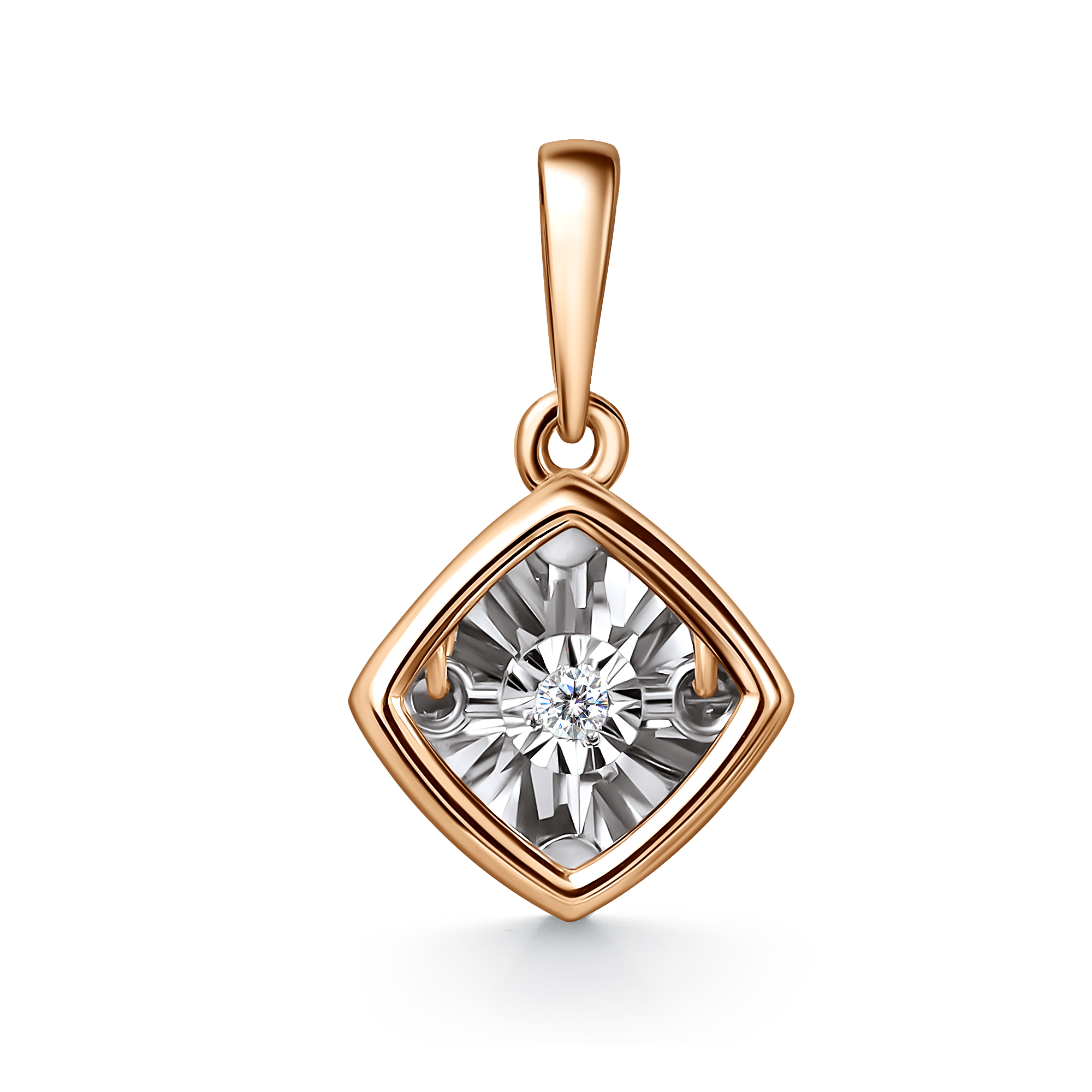 Подвеска из золота с камнем  фото, цены