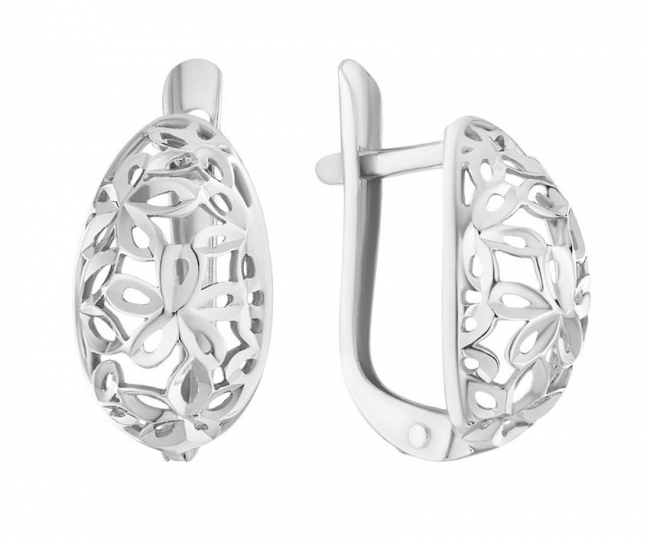 Серьги из серебра фото, цены