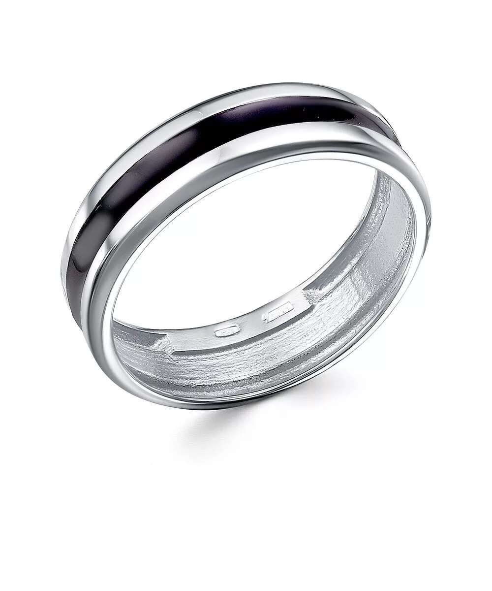 Кольцо из серебра с камнем вставками эмали фото, цены