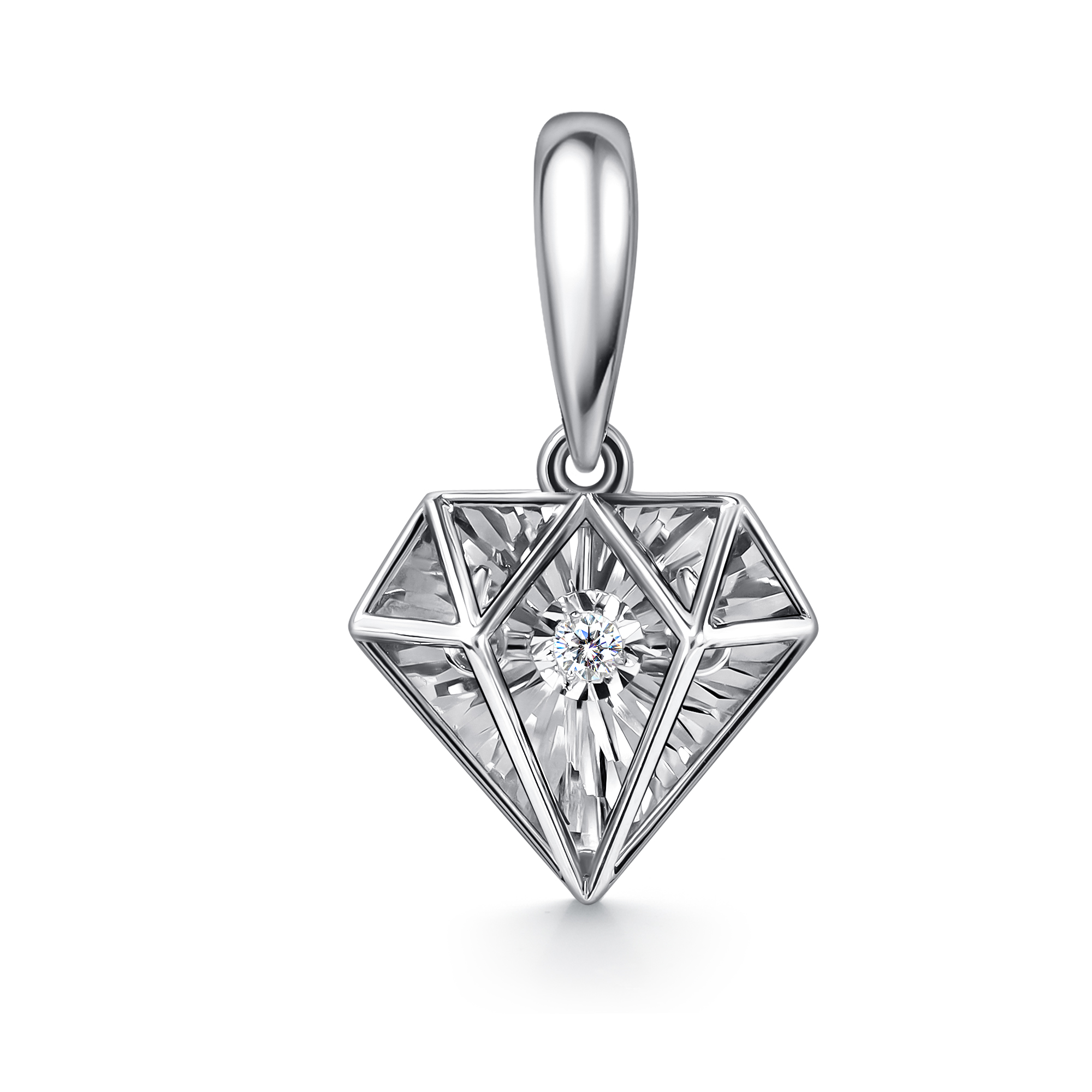 Подвеска из золота с камнем  фото, цены