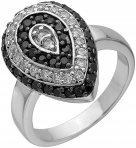 Кольцо из серебра с камнем Циркон фото, цены