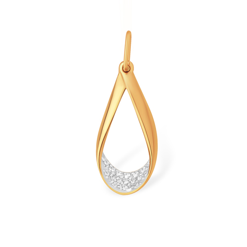 Подвеска из золота с камнем Фианит фото, цены