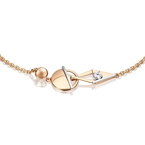 Браслет из золота с камнем Топаз фото, цены