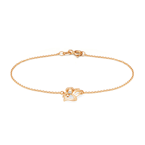 Браслет из золота с камнем Бриллиант фото, цены