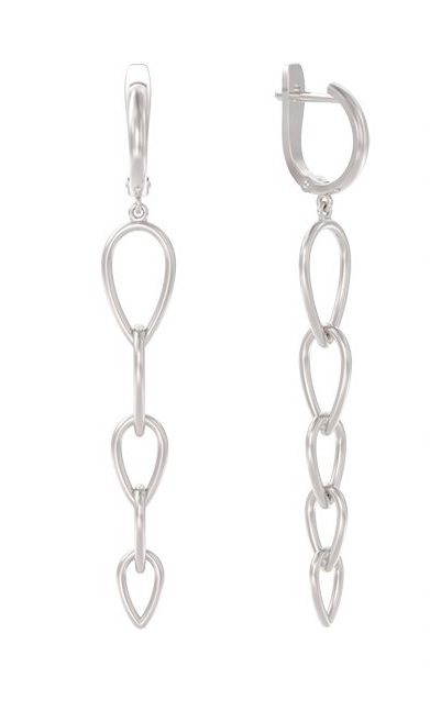 Серьги из серебра фото, цены