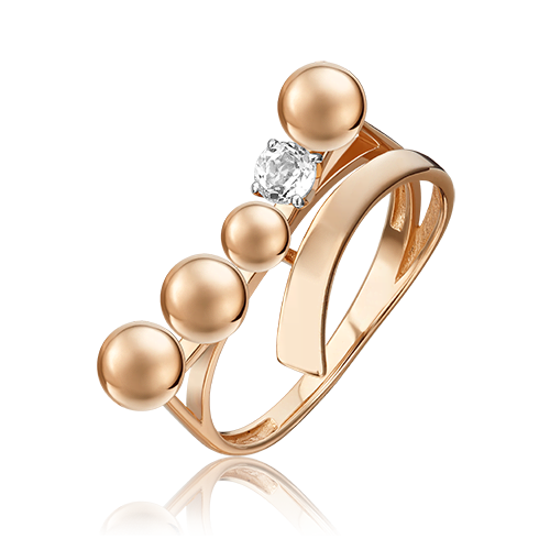 Кольцо из золота с камнем Топаз фото, цены