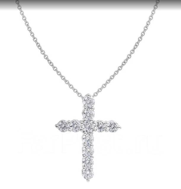 Подвеска из серебра с камнем Куб цирконий фото, цены