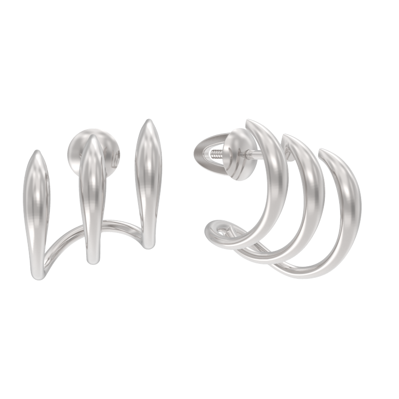 Пуссеты из серебра фото, цены