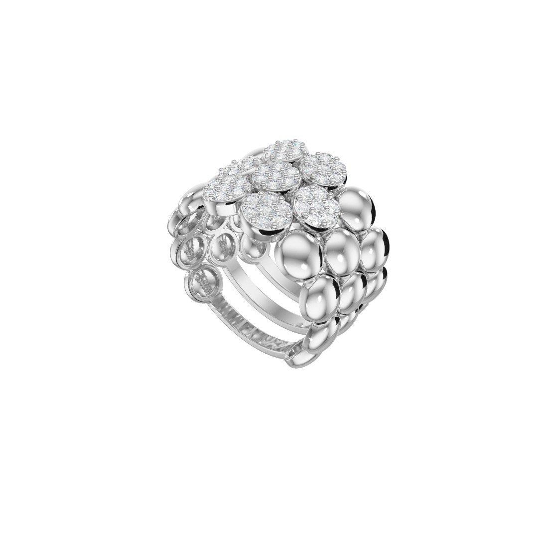 Кольцо из серебра с камнем Фианит фото, цены