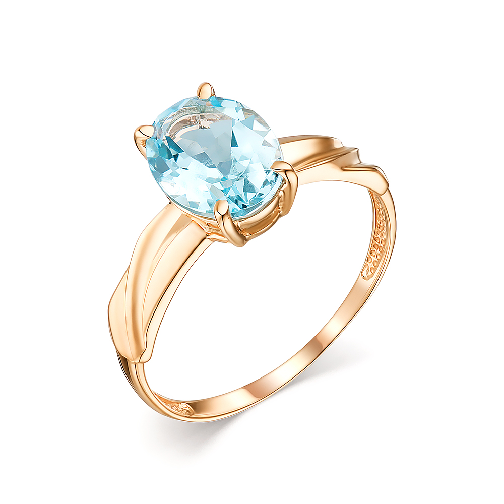 Кольцо из золота с камнем Гранат синт. фото, цены