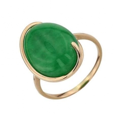 Кольцо из золота с камнем Кварц фото, цены