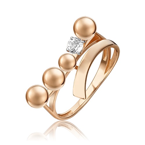 Кольцо из золота с камнем Топаз фото, цены