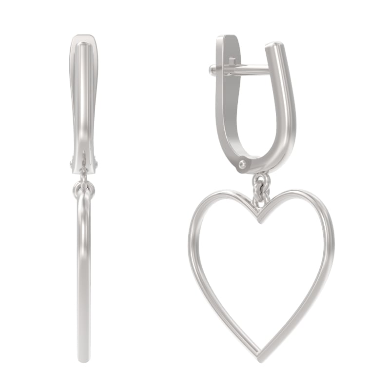 Серьги из серебра фото, цены