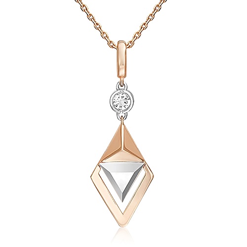 Подвеска из золота с камнем Топаз фото, цены