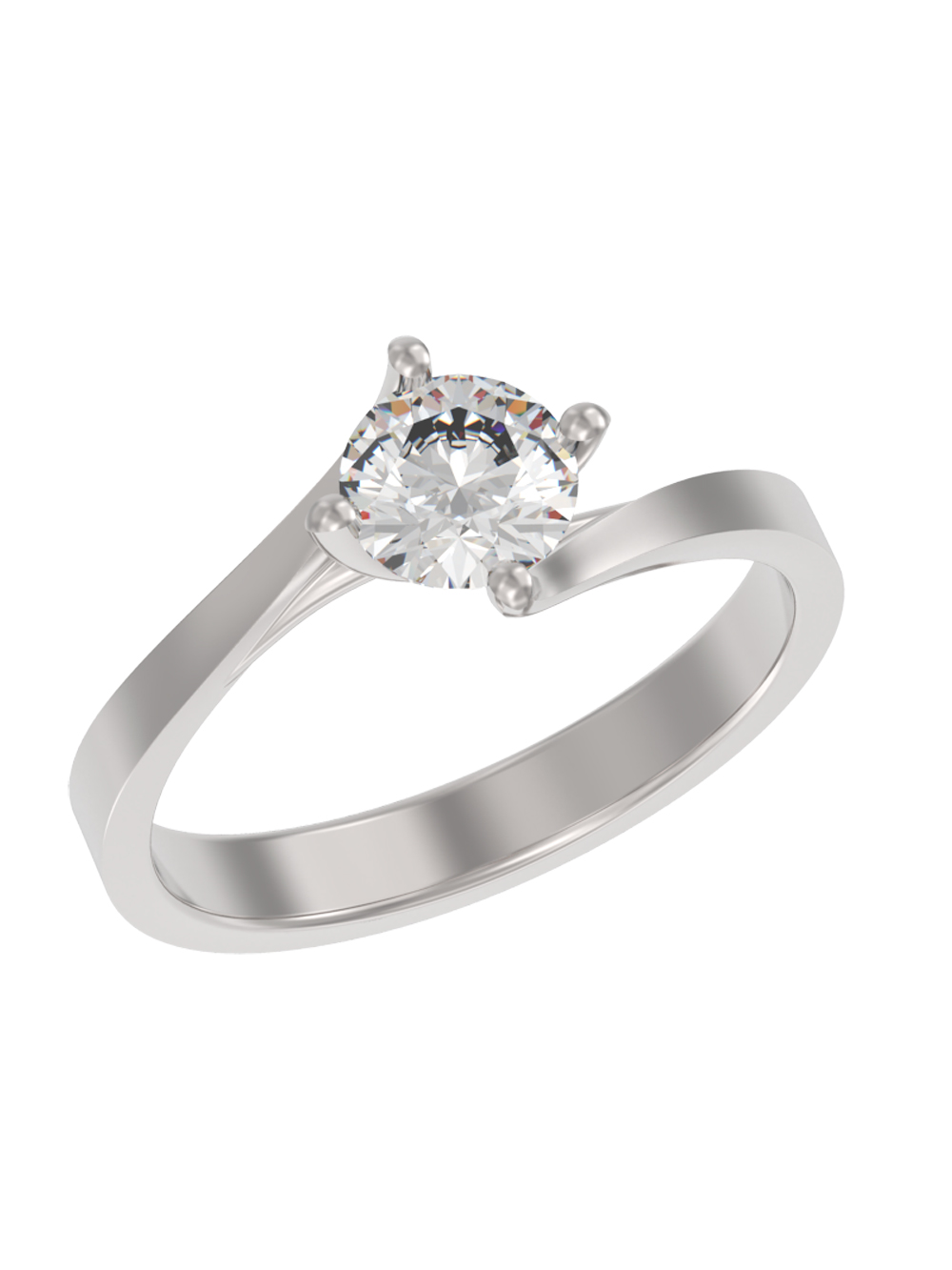 Кольцо из серебра с камнем Раухтопаз фото, цены