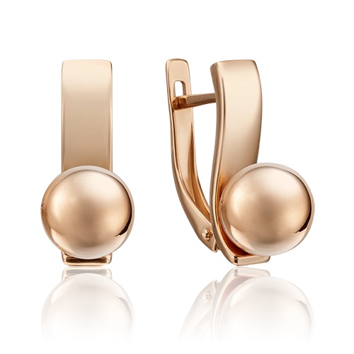 Серьги из золота без вставок фото, цены