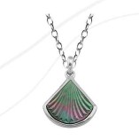 Подвеска из серебра с камнем Перламутр фото, цены