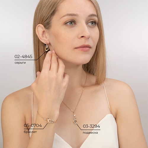 Браслет из золота с камнем Топаз фото, цены