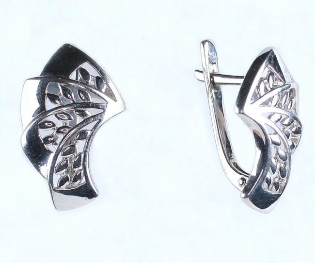 Серьги из серебра фото, цены