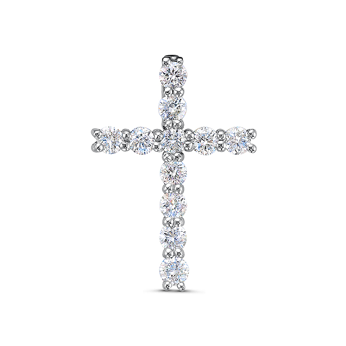 Подвеска из золота с камнем Бриллиант фото, цены