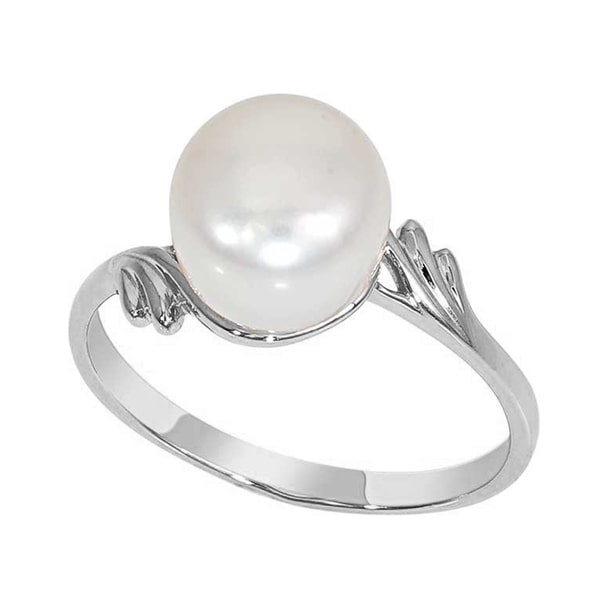 Кольцо из серебра с камнем Жемчуг фото, цены