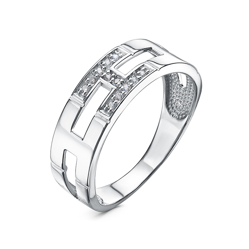 Кольцо из серебра с камнем Фианит фото, цены