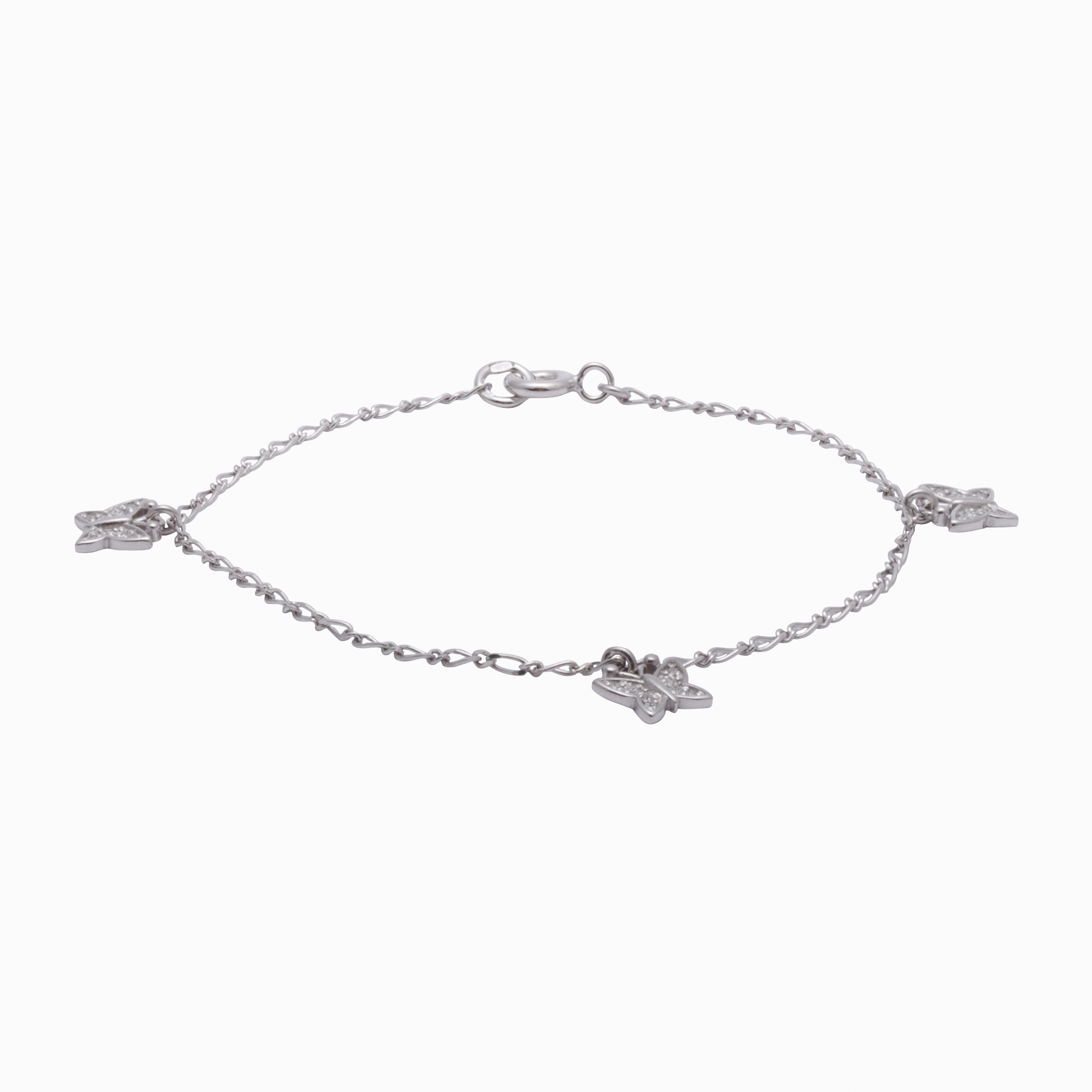 Браслет из серебра с камнем Фианит фото, цены