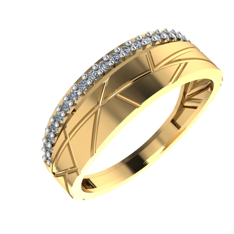 Кольцо из золота с камнем Фианит фото, цены