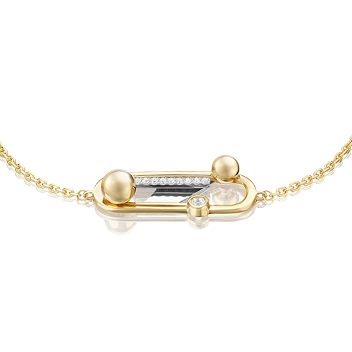 Браслет из золота с камнем Топаз фото, цены