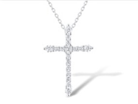 Подвеска из серебра с камнем Фианит фото, цены