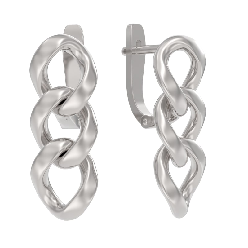 Серьги из серебра фото, цены