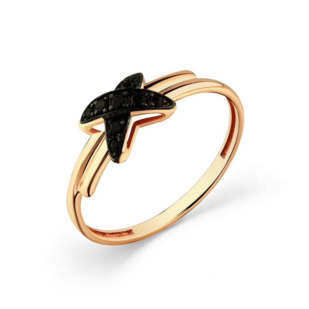 Кольцо из золота с камнем Фианит фото, цены