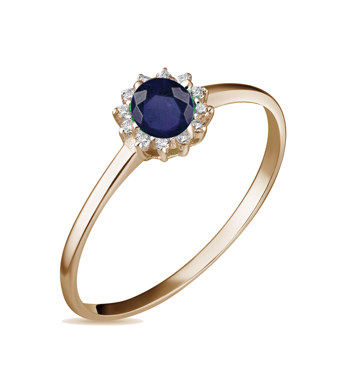 Кольцо из золота с камнем Бриллиант, Изумруд фото, цены