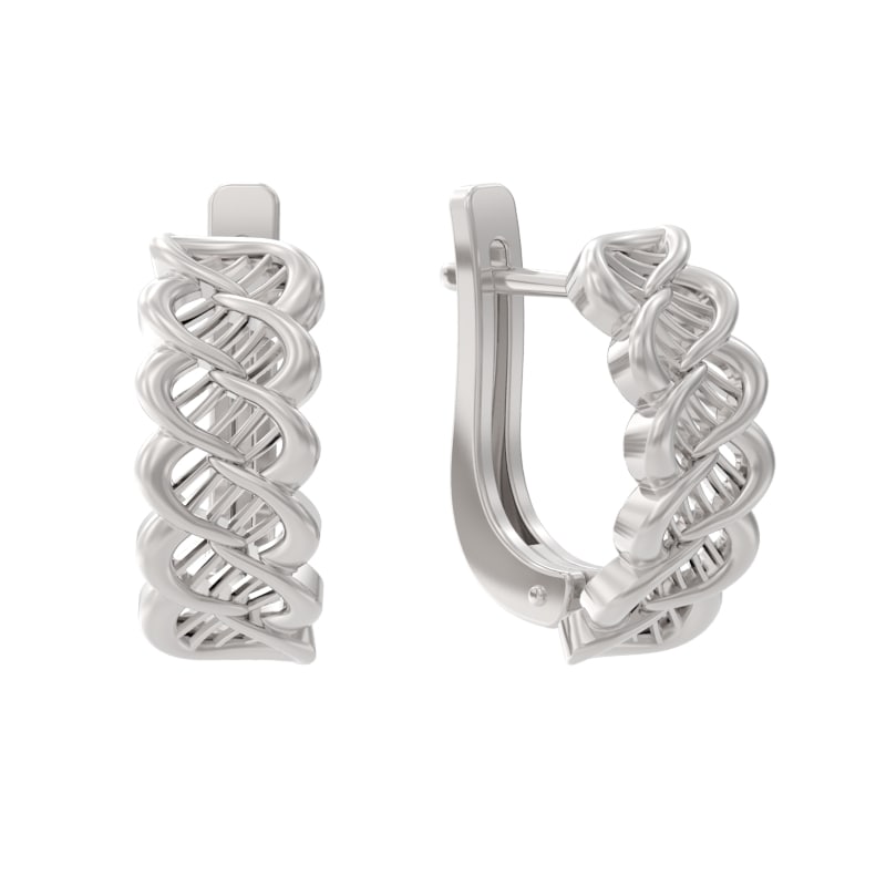 Серьги из серебра фото, цены