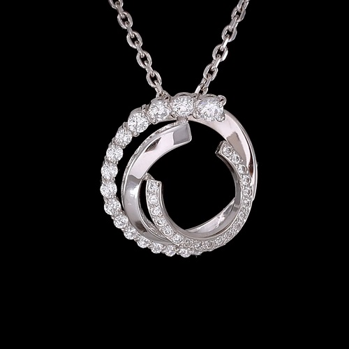 Подвеска из серебра с камнем Фианит фото, цены