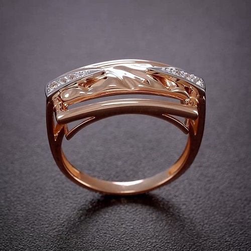 Кольцо из золота с камнем Топаз фото, цены