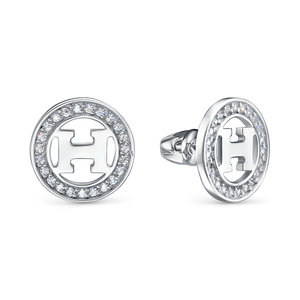 Пуссеты из серебра с камнем Фианит фото, цены