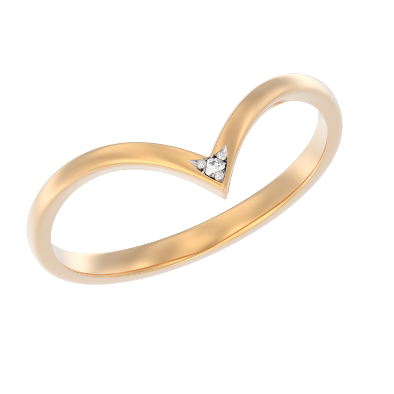 Кольцо из золота с камнем Бриллиант фото, цены