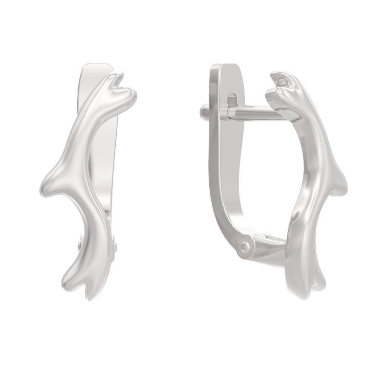 Серьги из серебра фото, цены