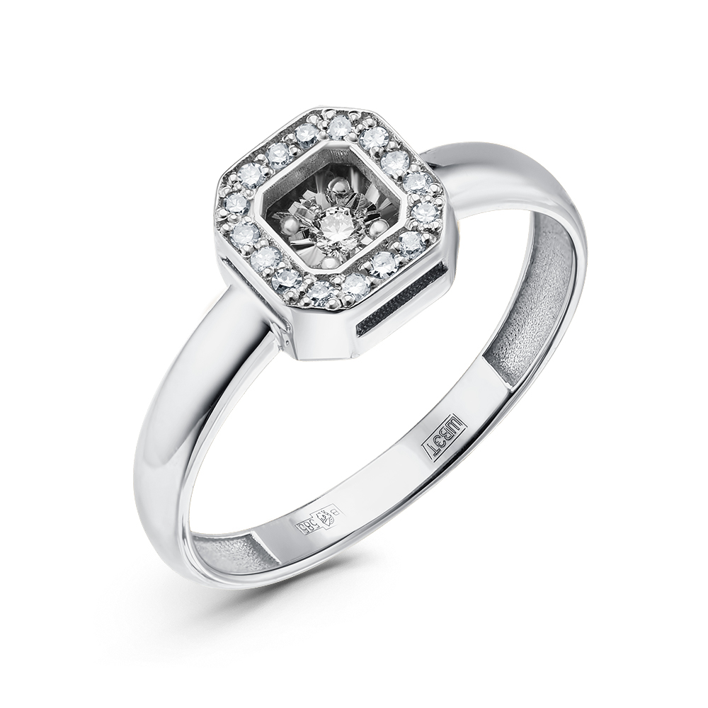 Кольцо из золота с камнем Бриллиант,  фото, цены