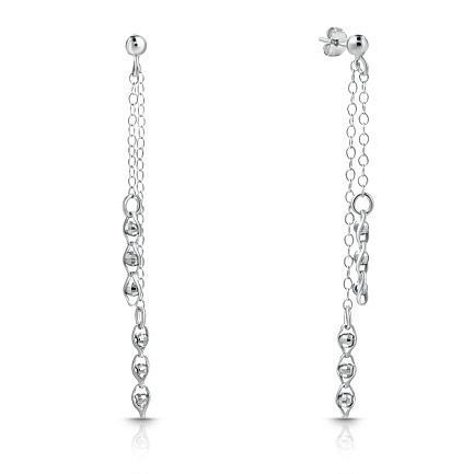 Серьги из серебра фото, цены