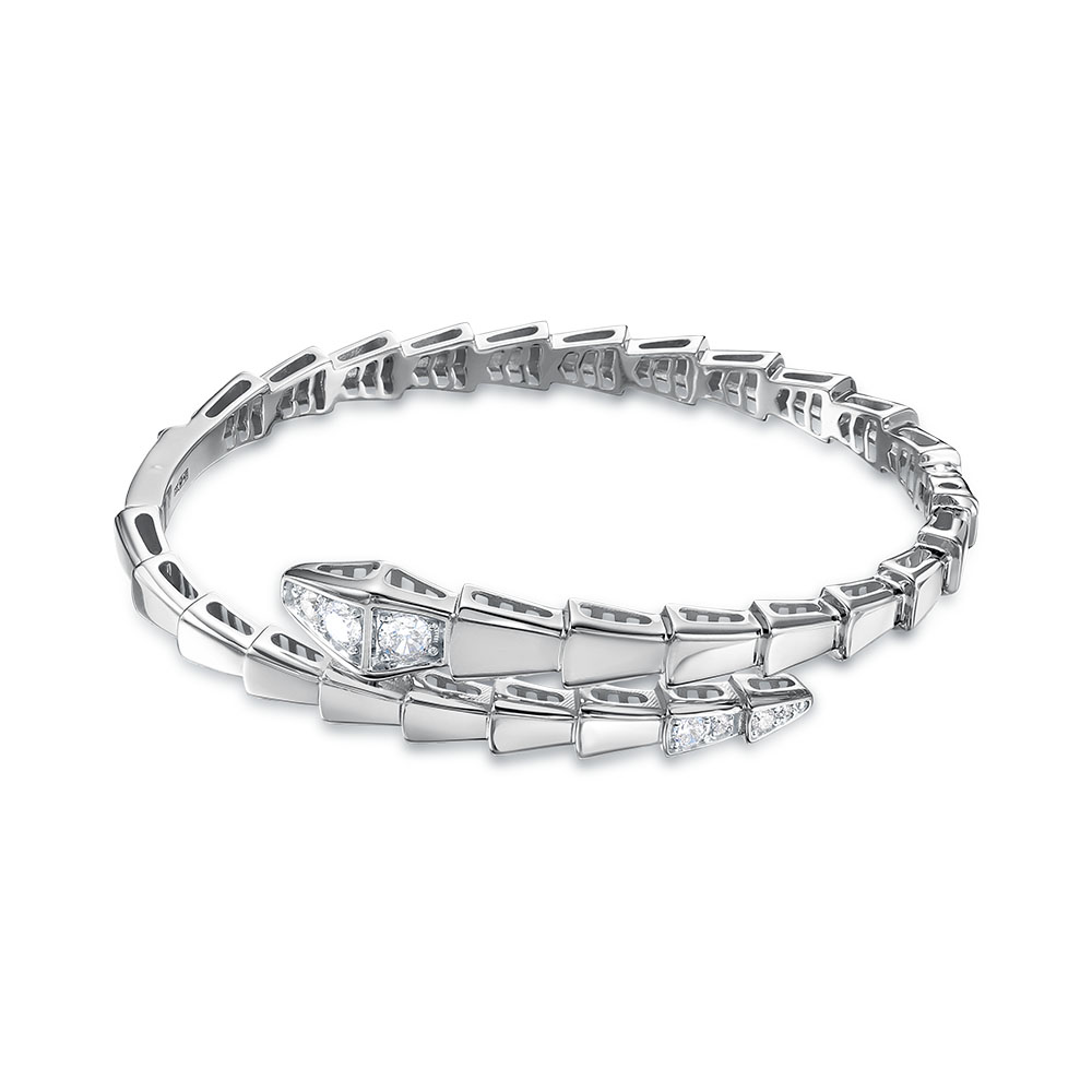 Браслет из серебра с камнем Фианит фото, цены