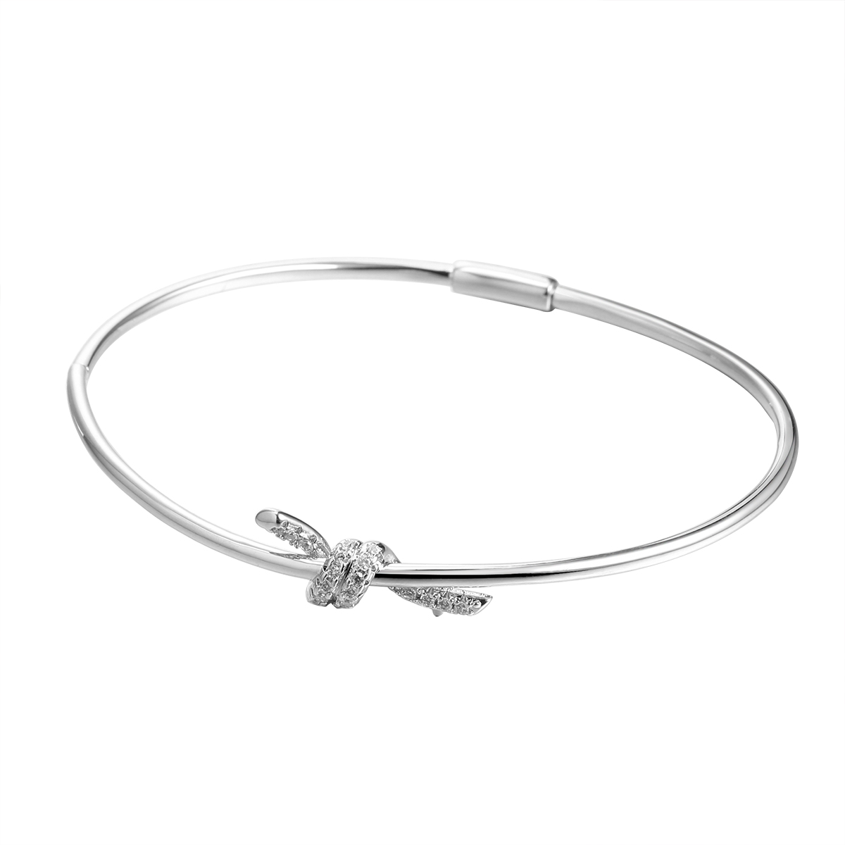 Браслет из серебра с камнем Фианит фото, цены