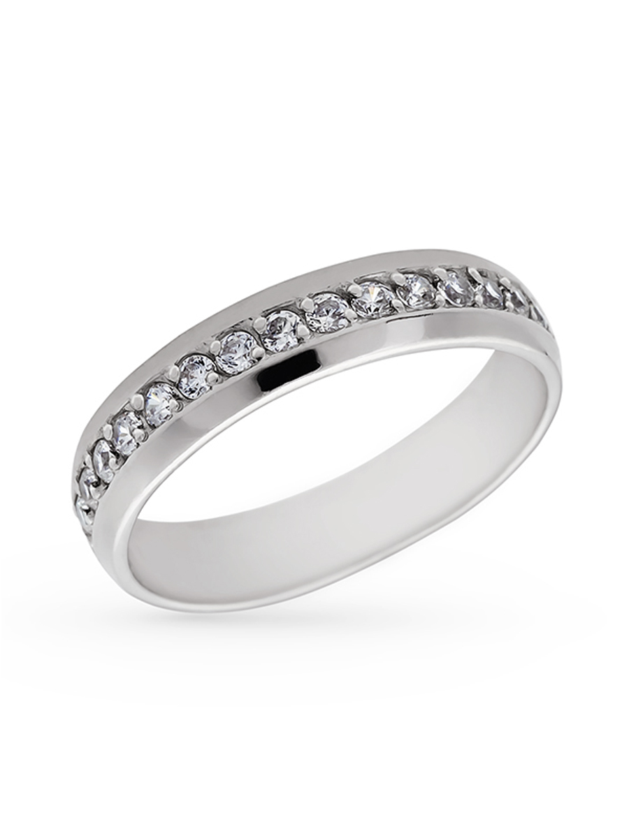 Кольцо из серебра с камнем Фианит фото, цены