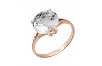 Кольцо из золота с камнем Аквамарин фото, цены