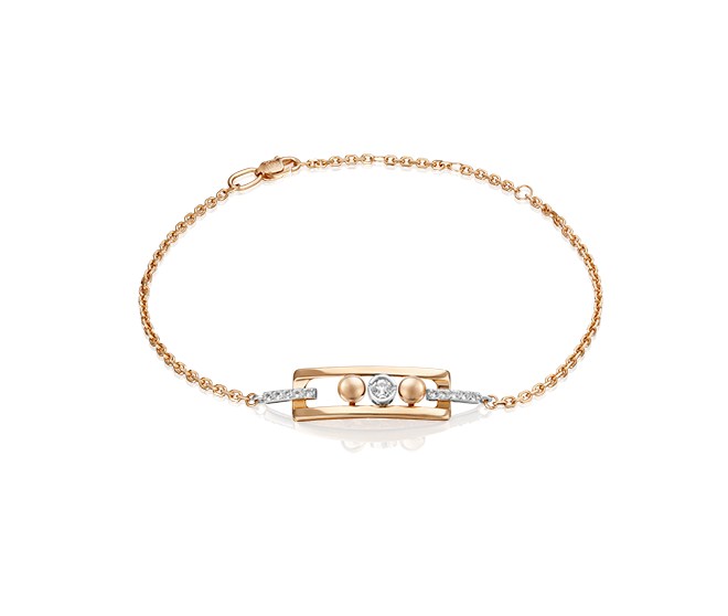 Браслет из золота с камнем Топаз фото, цены